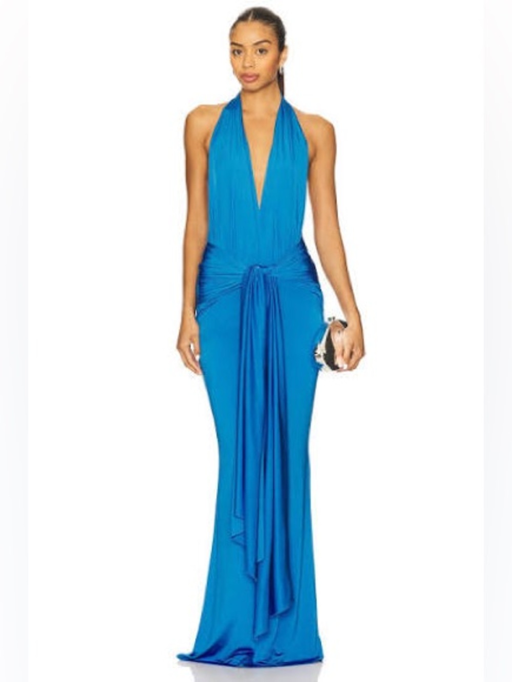 Lovers & friends coralie gown in colbolt blue
